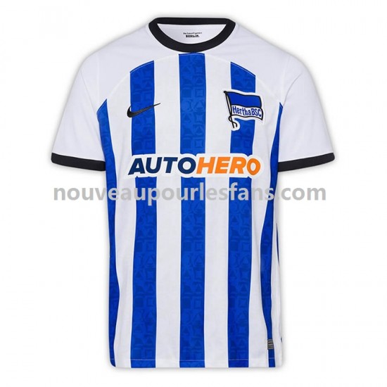 Maillot Hertha BSC Homme Tenue Domicile 2022-2023 Manche Courte