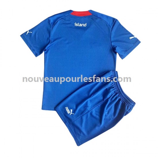 Maillot Islande Enfant Tenue Domicile 2022 Manche Courte