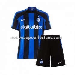 Maillot Inter Milan Enfant Tenue Domicile 2022-2023 Manche Courte