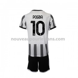 Maillot Juventus Pogba 10 Enfant Tenue Domicile 2022-2023 Manche Courte