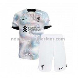 Maillot Liverpool Enfant Tenue Extérieur 2022-2023 Manche Courte