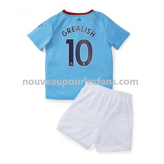 Maillot Manchester City Grealish 10 Enfant Tenue Domicile 2022-2023 Manche Courte