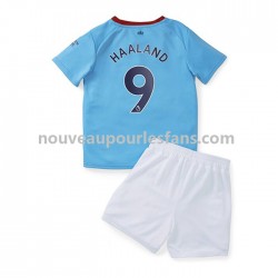 Maillot Manchester City Haaland 9 Enfant Tenue Domicile 2022-2023 Manche Courte