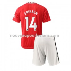 Maillot Manchester United Christian Eriksen 14 Enfant Tenue Domicile 2022-2023 Manche Courte