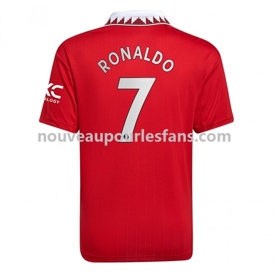 Maillot Manchester United Cristiano Ronaldo 7 Homme Tenue Domicile 2022-2023 Manche Courte
