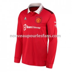 Maillot Manchester United Homme Tenue Domicile 2022-2023 Manche Longue