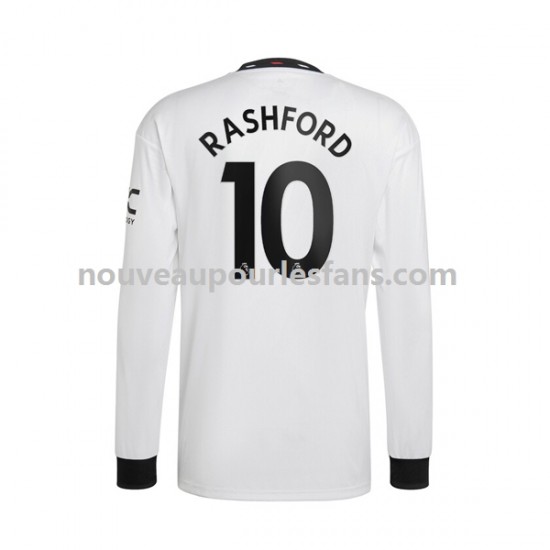 Maillot Manchester United Rashford 10 Homme Tenue Extérieur 2022-2023 Manche Longue