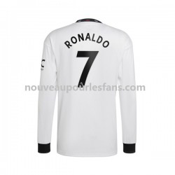 Maillot Manchester United Ronaldo 7 Homme Tenue Extérieur 2022-2023 Manche Longue