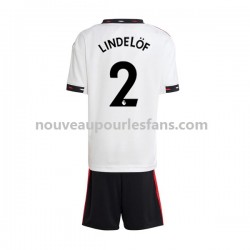 Maillot Manchester United Victor Lindelof 2 Enfant Tenue Extérieur 2022-2023 Manche Courte
