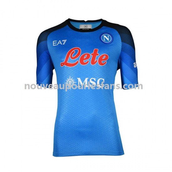 Maillot Naples Homme Tenue Domicile 2022-2023 Manche Courte