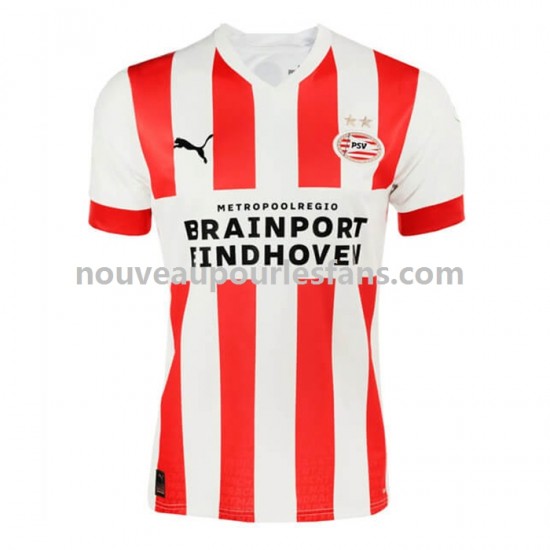 Maillot PSV Eindhoven Homme Tenue Domicile 2022-2023 Manche Courte