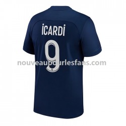 Maillot Paris Saint-Germain Icardi 9 Homme Tenue Domicile 2022-2023 Manche Courte