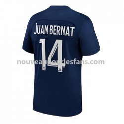 Maillot Paris Saint-Germain Juan Bernat 14 Homme Tenue Domicile 2022-2023 Manche Courte