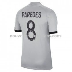 Maillot Paris Saint-Germain Leandro Paredes 8 Homme Tenue Extérieur 2022-2023 Manche Courte
