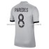 Maillot Paris Saint-Germain Leandro Paredes 8 Homme Tenue Extérieur 2022-2023 Manche Courte