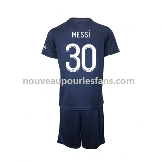 Maillot Paris Saint-Germain Messi 30 Enfant Tenue Domicile 2022-2023 Manche Courte