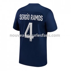 Maillot Paris Saint-Germain Sergio Ramos 4 Homme Tenue Domicile 2022-2023 Manche Courte