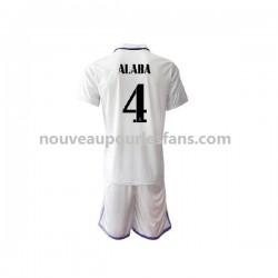 Maillot Real Madrid David Alaba 4 Enfant Tenue Domicile 2022-2023 Manche Courte