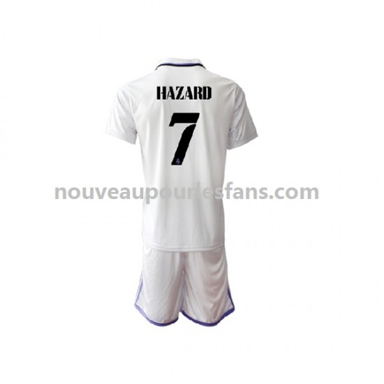 Maillot Real Madrid Eden Hazard 7 Enfant Tenue Domicile 2022-2023 Manche Courte