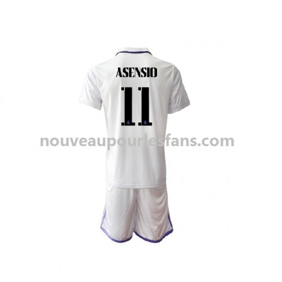 Maillot Real Madrid Marco Asensio 11 Enfant Tenue Domicile 2022-2023 Manche Courte