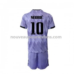 Maillot Real Madrid Modrić 10 Enfant Tenue Extérieur 2022-2023 Manche Courte