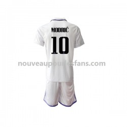 Maillot Real Madrid Modrić 10 Enfant Tenue Domicile 2022-2023 Manche Courte