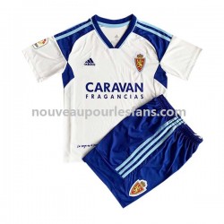 Maillot Real Zaragoza Enfant Tenue Domicile 2022-2023 Manche Courte