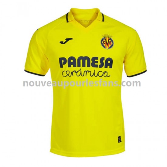 Maillot Villarreal CF Homme Tenue Domicile 2022-2023 Manche Courte