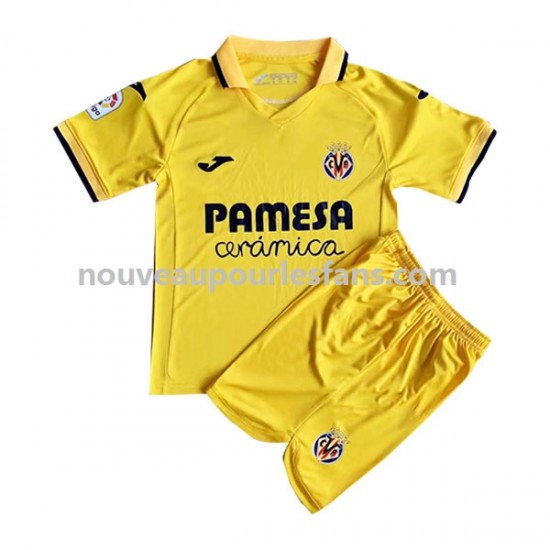 Maillot Villarreal CF Enfant Tenue Domicile 2022-2023 Manche Courte