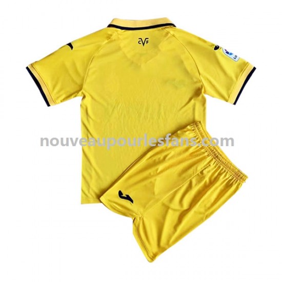 Maillot Villarreal CF Enfant Tenue Domicile 2022-2023 Manche Courte