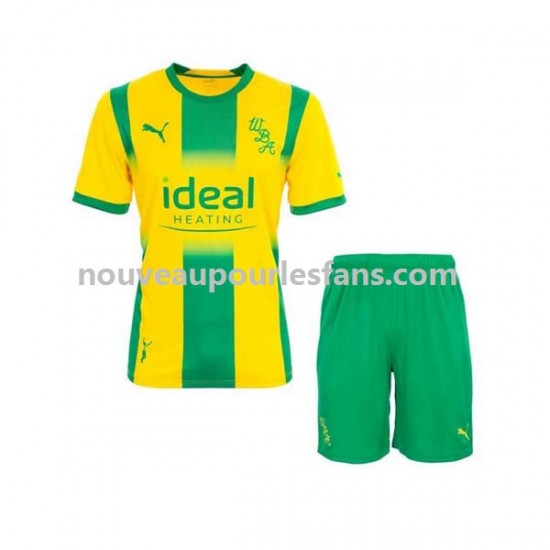 Maillot West Bromwich Albion Enfant Tenue Extérieur 2022-2023 Manche Courte