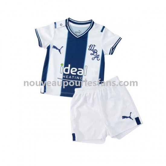 Maillot West Bromwich Albion Enfant Tenue Domicile 2022-2023 Manche Courte