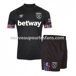 Maillot West Ham United Enfant Tenue Extérieur 2022-2023 Manche Courte