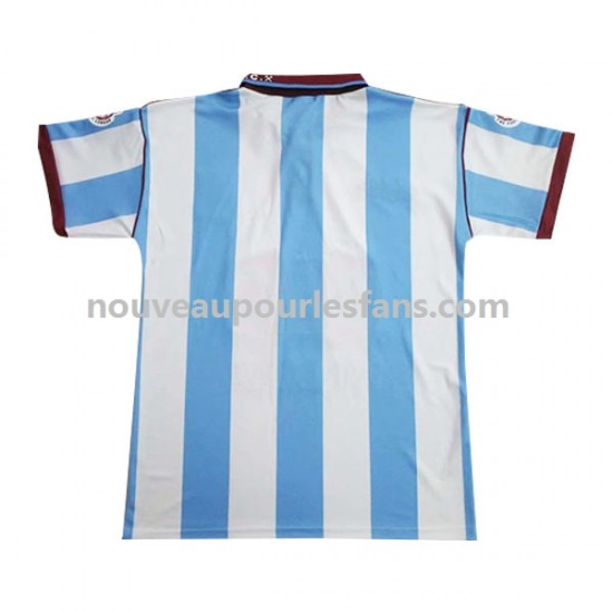 Maillot West Ham United Rétro Homme Tenue Extérieur 1991-1992 Manche Courte