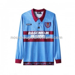 Maillot West Ham United Rétro Homme Tenue Domicile 1995-1996 Manche Longue