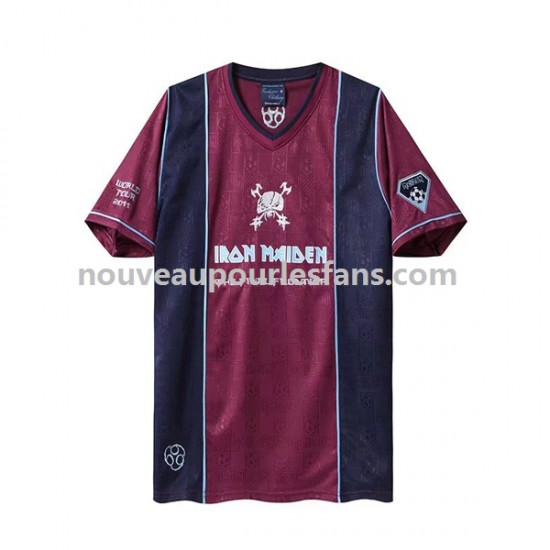 Maillot West Ham United Iron Maiden Rétro Homme Tenue Extérieur 2011 Manche Courte