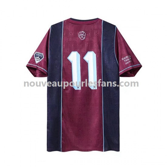 Maillot West Ham United Iron Maiden Rétro Homme Tenue Extérieur 2011 Manche Courte