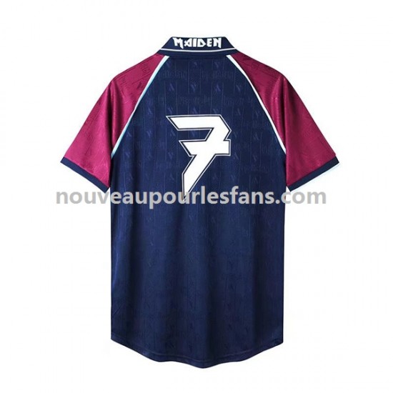 Maillot West Ham United Iron Maiden Rétro Homme Tenue Domicile 1999 Manche Courte