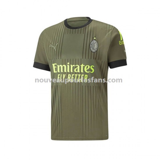 Maillot AC Milan Homme Tenue 3ème 2022-2023 Manche Courte