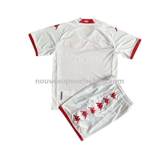 Maillot AS Monaco Enfant Tenue Domicile 2022-2023 Manche Courte