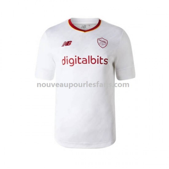 Maillot AS Rome Homme Tenue Extérieur 2022-2023 Manche Courte