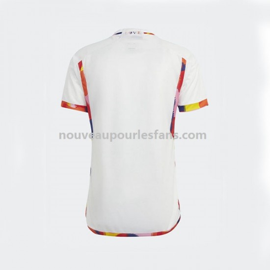 Maillot Belgique Homme Tenue Extérieur Coupe du Monde 2022 Manche Courte