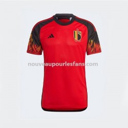 Maillot Belgique Homme Tenue Domicile Coupe du Monde 2022 Manche Courte