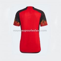 Maillot Belgique Homme Tenue Domicile Coupe du Monde 2022 Manche Courte