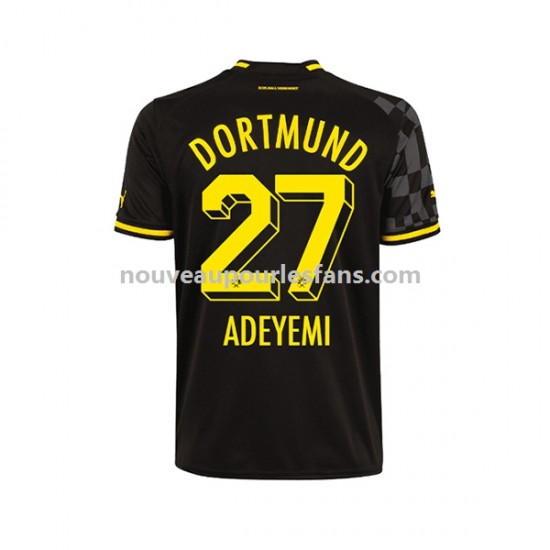 Maillot Borussia Dortmund Karim Adeyemi 27 Homme Tenue Extérieur 2022-2023 Manche Courte