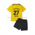 Maillot Borussia Dortmund Karim Adeyemi 27 Enfant Tenue Domicile 2022-2023 Manche Courte