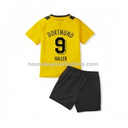 Maillot Borussia Dortmund Sebastien Haller 9 Enfant Tenue Domicile 2022-2023 Manche Courte