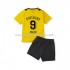 Maillot Borussia Dortmund Sebastien Haller 9 Enfant Tenue Domicile 2022-2023 Manche Courte