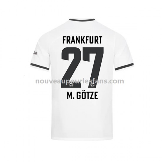Maillot Eintracht Frankfurt Mario Gotze Homme Tenue Domicile 2022-2023 Manche Courte