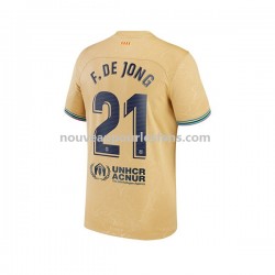 Maillot FC Barcelone Frenkie de Jong 21 Homme Tenue Extérieur 2022-2023 Manche Courte
